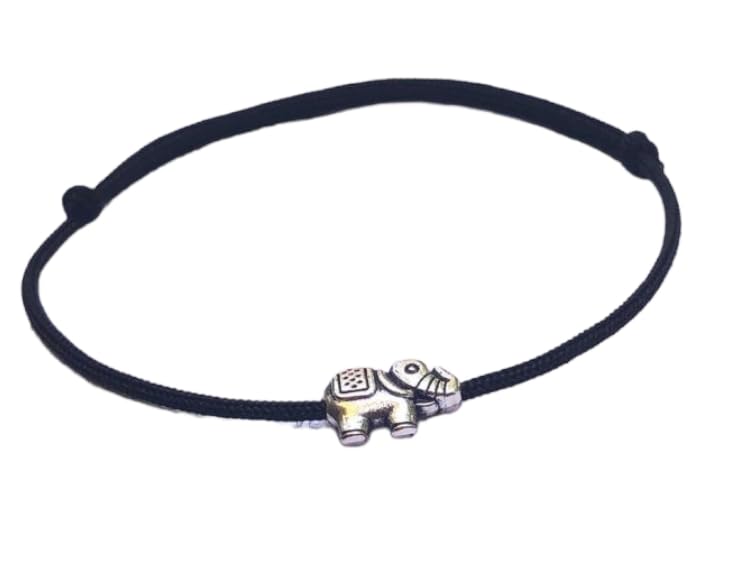 Aksvita thread anklet for woman Latest Trend elephant Charms Black Thread Adjustable Anklet (Payal) for Women and Girls (pack of 1) (B0C96DWRX5) Amazon Price History, Amazon Price Tracker