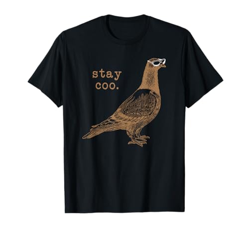 Fun Pigeon Shirt, Cool Bird with Sunglasses Pun Tee Gift