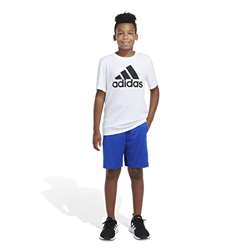 adidas Boys' Elastic Waistband Classic 3S Short, Semi Lucid Blue, Medium4