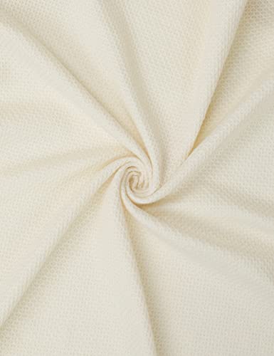 Blooming Jelly Womens Long Open Front Cardigan Mesh Pearls Puff Sleeve Sweaters Knit Casual Cream Dressy Tops(Medium, Apricot) #TOP4