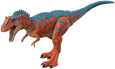 De-Lite 2025 Action Figures Soft Touch Vinyl Plastic Collectible Model Toys… (Carnotaurus Dinosaur World Rebirth Collection Figure with Super Deluxe Articulation, 30 cm Long)