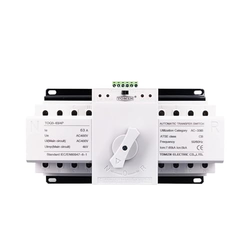 Inverseur ATS 4P 63A 380V double puissance à commutation fiable - 2