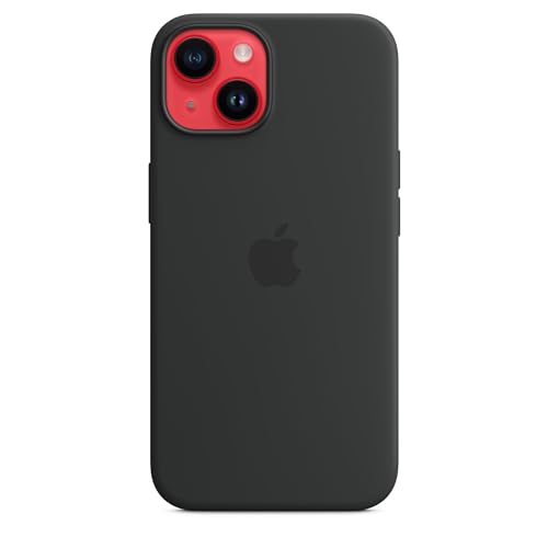 Image of Apple iPhone 14 Silicone Case with MagSafe - Midnight