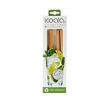 Fáciles de limpiar Koala INTERNACIONAL 62610002 Pajitas còctel, Bambu