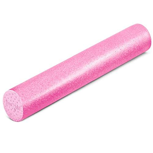Yes4All High Density Foam Roller For Back, Variety Of Sizes & Colors For Yoga, Pilates - Fuschia Rose - 36 Inches #TOP16