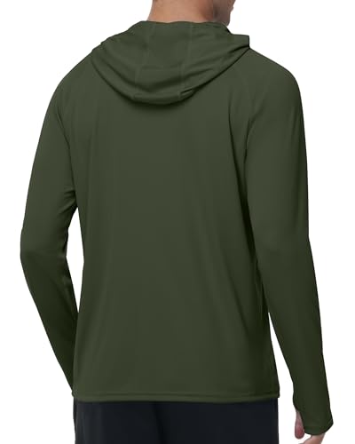 Image of FISHEAL Men's Camo Fishing Hoodie, UPF 50+ Long Sleeve Sun Protection Shirt