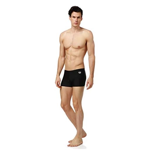 arena Herren Sport Badehose Dynamo (Schnelltrocknend, UV-Schutz UPF 50+, Chlor-/Salzwasserbeständig), schwarz (Black), 8
