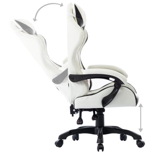 Chaise de jeu ergonomique hauteur réglable contre le mal de dos bureau - 5