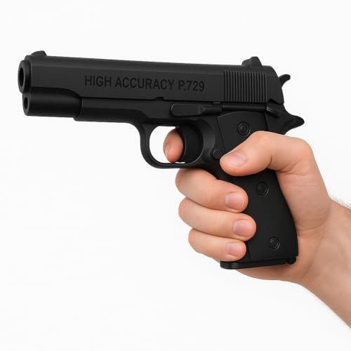 Air Soft Gun for Boys with Bullets Mouser Toy Gun with BB Bullets for Kids Fun, Police Role, Army Role, Birthday Gift Pistol Gunfor Kids Toys| Pack Long Range Toys Gun with 200 Bullets