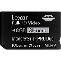 Lexar 8 GB Memory Stick PRO Duo Full-HD memoria flash