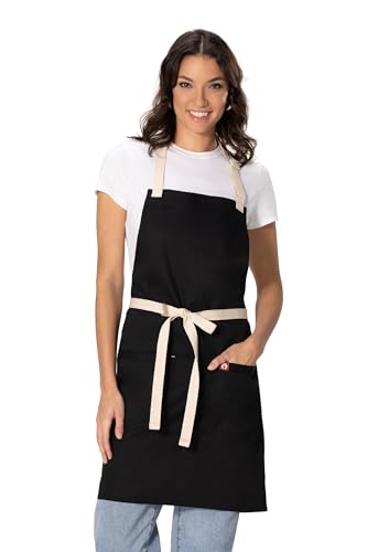 Chef Works Unisex Ridgewood Apron, Black, One Size, Black, One size
