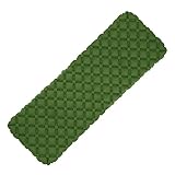 Colchón inflable para exteriores Diamond Ultra-Light Camping Mat Senderismo Cojín de aire Colchoneta portátil para dormir a prueba de humedad (Color : Mat Pillow, Size : One Seat) (Mat No Pillow One