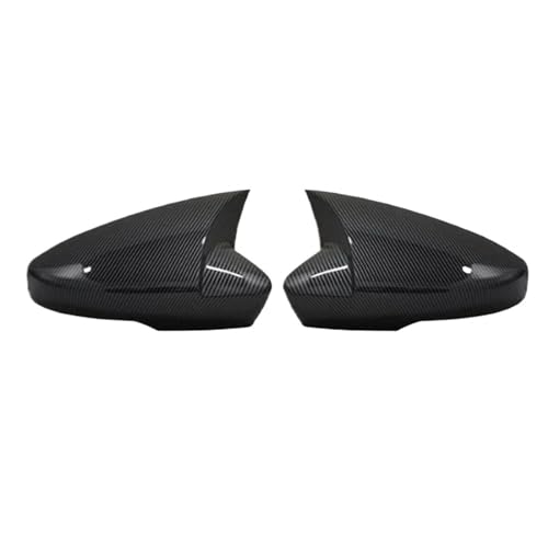 Autocollant de voiture boîtier de rétroviseur Skoda Fabia carbone