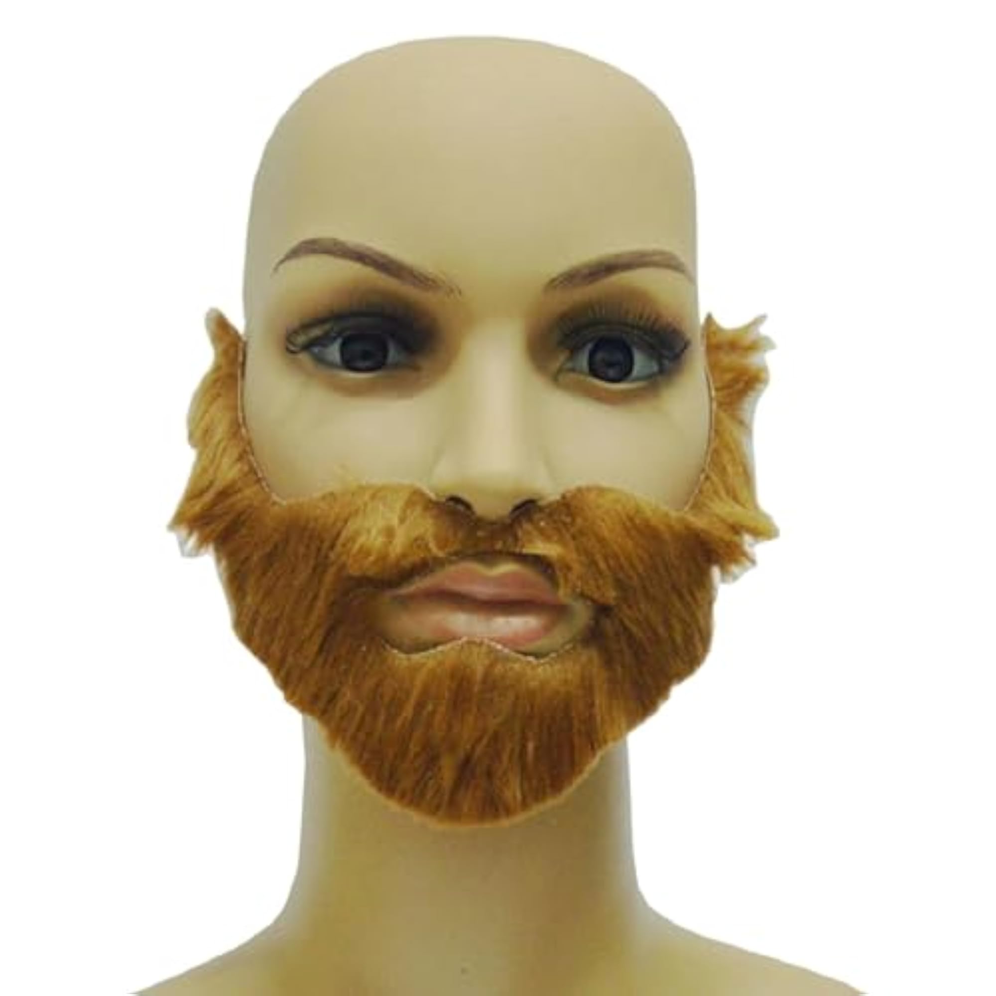 Realistic Fake Beard Costume Mustache for Dress-Up