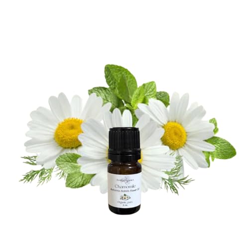 Aceite esencial de manzanilla romana orgánico puro 5 mL