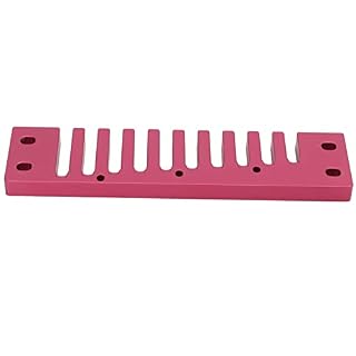 Mothinessto Peigne Harmonica, Peignes Harmonicas Design Ergonomique Bonne Étanchéité 10 Trous Rose Rouge pour HOHNER - Les Beatles, Paul McCartney, John Lennon, RIngo Starr, George Harrison Mothinessto Peigne Harmonica, Peignes Harmonicas Design Ergonomique Bonne Étanchéité 10 Trous Rose Rouge pour HOHNER – Image 3