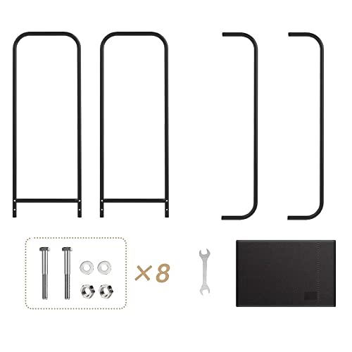 Torack Outdoor Firewood Racks Cover 4Ft, Log Rack, Waterproof Wood Pile Cover, Firewood Log Rack Cover, Oxford Heavy Duty Outdoor, All-Weather Protection For Fire Wood Storage #TOP6