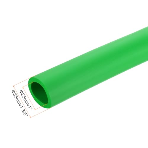 Image of uxcell Foam Tubing for Handle Grip Support,25mm(1 inch) ID 35mm(1 3 /8 inch) OD 0.3 Meter /1ft Length Green