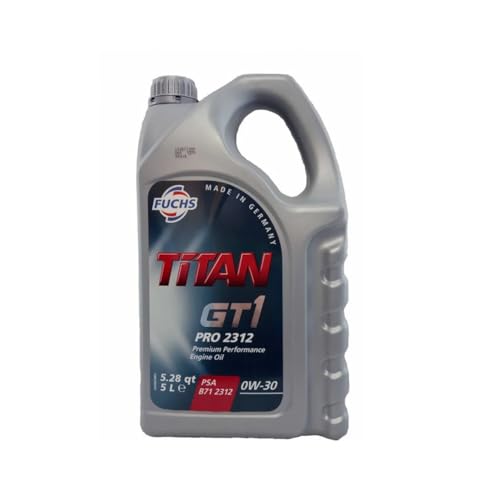 Amazon | FUCHS TITAN GT1 PRO 2312 SAE 0W-30 5L フックス オイル