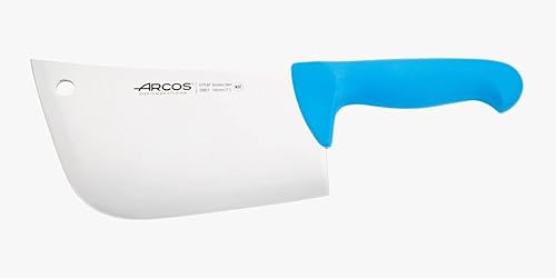 Miniatura 16 de Arcos Cuchillo de carnicero de acero inoxidable nitrum de 7 pulgadas y hoja de 7.480 in. Cuchillo de carnicero profesional. Mango ergonómico de