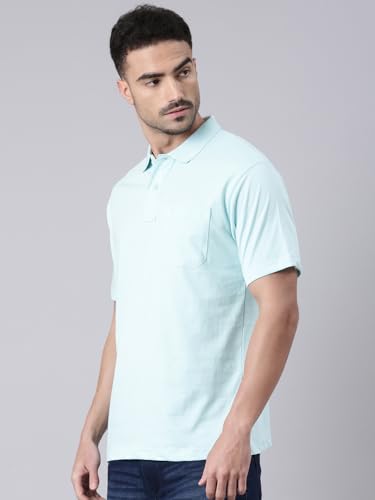 Image of Classic Polo Men's Half Sleeve Polo Neck Authentic Fit Solid Cotton T-Shirt