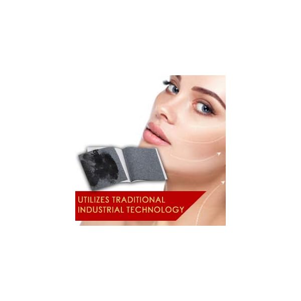 Premium Oil Blotting Papers 40 Sheets with Natural Bamboo Charcoal, Made in JAPAN, Handy Face Blotting Sheets Large 9cm x 9cm Oil Absorbing Tissues for Face (1 pack)