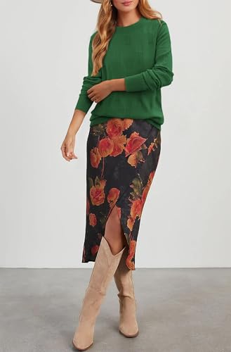 ATHMILE Womens Sweaters Knit Long Sleeve Pullover Tops Trendy Dressy Business Casual Winter Clothes Outfit Fashion 20254