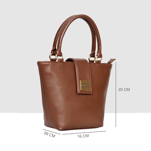 Image of ESBEDA Structured Top Handle Handbag | Ladies Purse | Stylish Handbag | Gift Bag For Women