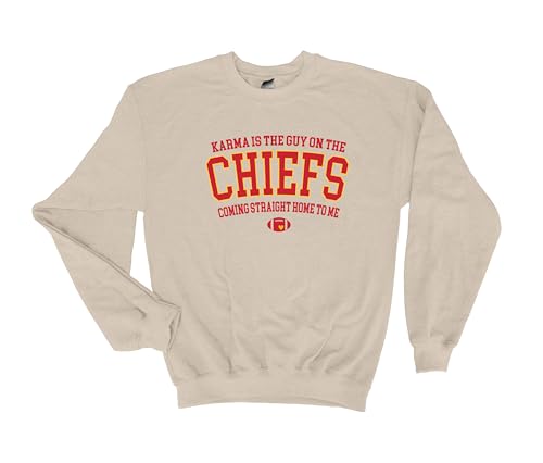 Game Day Sweatshirt, Karma Is The Guy On The C.h.i.e.f.s Coming Straight Home To Me Sweatshirt, American Football Sweatshirt, Sports Mom Gift, Game Day Football Sweatshirt, Game Day Hoodies2
