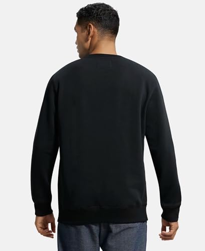 Image of Jockey US92 Men Super Combed Cotton Rich Fleece Sweatshirt with StayWarm Technology