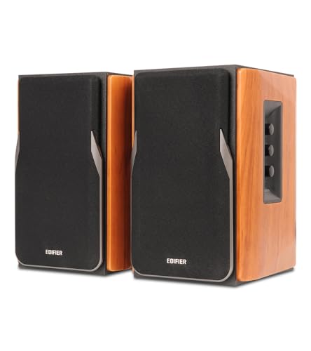 Edifier R1380DB Active Bluetooth Bookshelf Speakers - Optical/Coaxial Input - 2.0 Wireless Studio...