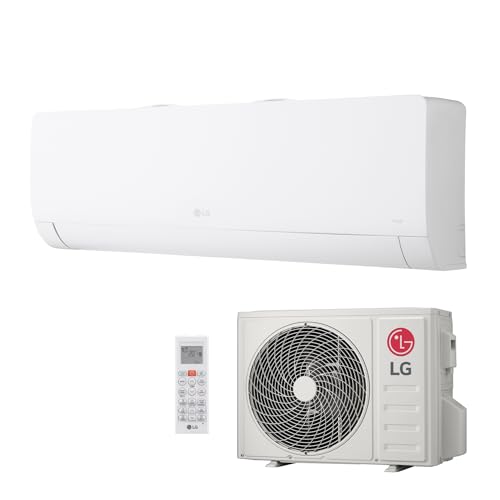 LG Climatiseur Mono Split Libero WZ09 (WZ09AWN.SNU1 + WZ09AWU.SUU1), Système de Climatisation 9000 Btu avec Pompe à Chaleur, R32, A++/A+, WiFi Intégré,...
