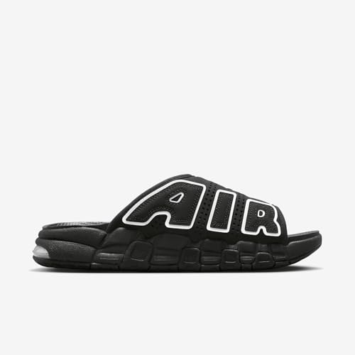 Men's Black Air More Uptempo Slides by NIKE4