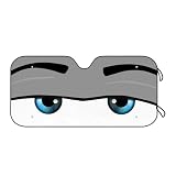Auto Sonnenblende Frontscheibe, Cartoon Augen Frontscheibe...