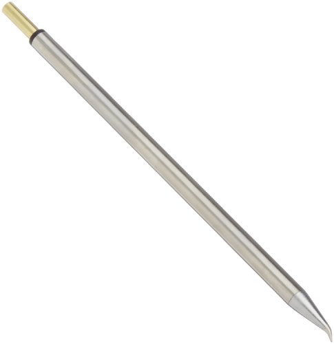 Image of Metcal SFP-CNB05 Series SxP Hand Soldering and Rework Cartridge for Most Standard Application, 421C Maximum Tip Temperature, Conical Bent, 0.5mm Tip Size, 14.7mm Tip Length