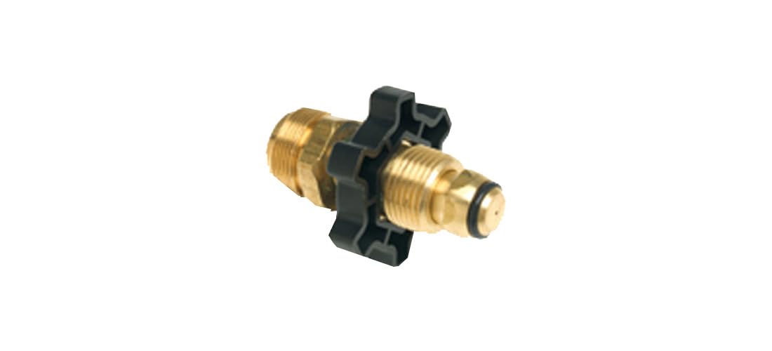 Mr. Heater Propane Bulk Cylinder Adapter with Handwheel, Regular, Brass
