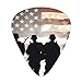 Armed Forces Day American Guitar Picks 12 Pack Bass Picks with Organizer Box Guitar Plectrum Includes Thin Medium Heavy Guitar Picks Ukulele Picks for Bass Acoustic Electric Guitars