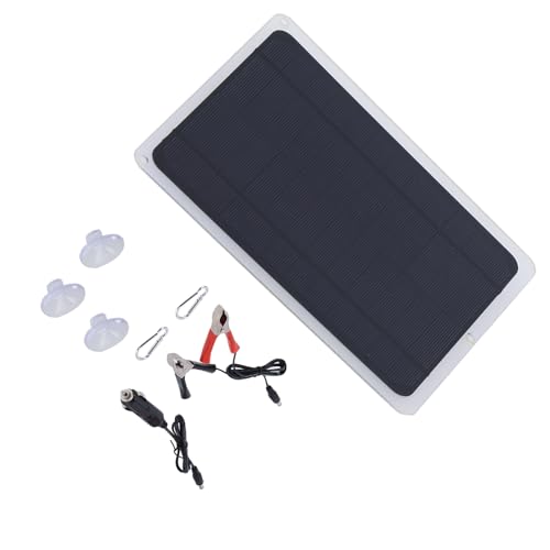 Chargeur de panneau solaire 6W 12V voiture portable et durable avec USB - 2