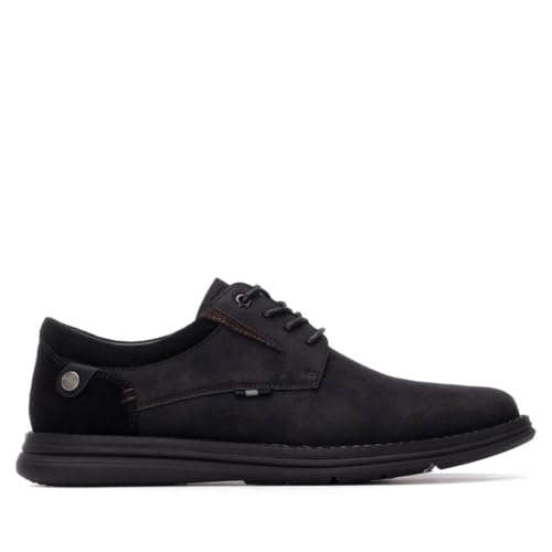 REFRESH   Zapato Hombre Negro   Calzado Cómodo y Versátil   Moda Casual   Modelo 17287304 (Talla 41)