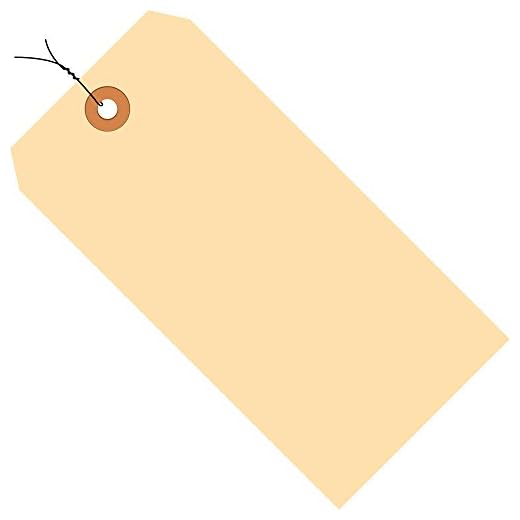 1000 Pack of Manila Shipping Tags