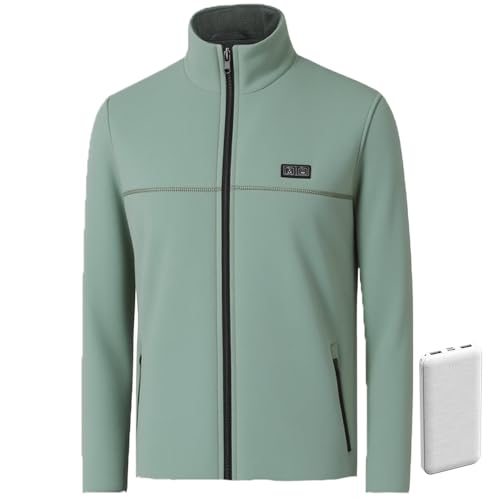 Chaqueta térmica micro polar para senderismo y moto con calefacción