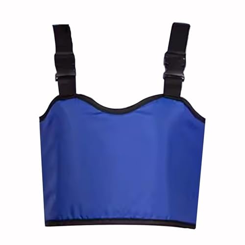 KPHYMOD Delantal de Plomo Chaleco Protector Radiológico con Velcro Y Tirantes Ajustables, Mujer Blindaje De Plomo para Protección Radiológica (Color : 0.75mmPb, Size : 110x60cm)