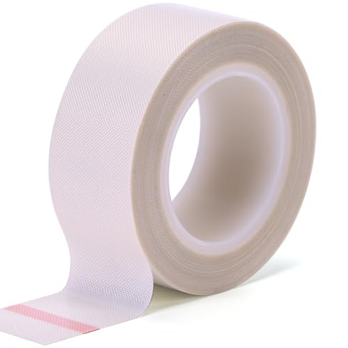 Image of Low Friction Tape, Drawer Slide Tape, Drawer Glide Tape, Squeak Resistant Tape, Abrasion Resistance Tape, Surface Protection Tape for Furniture, Teflon Tape White, 1 Inch x 33 Ft