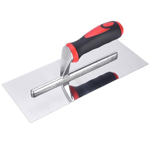 DosunPro Tools 4.7x11 Stainless Steel Finishing Trowel - Rivet-Free Concrete Plastering Tool for Tile Masonry & Construction