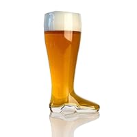 Big Betty - Betty's Boot - Glass Beer Boot Mug for Oktoberfest Celebrations, St. Patrick's Day, Bachelor or Bachelorette Festivities