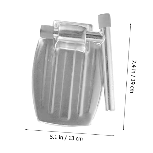 Orfofe 2Pcs Wheelchair Footrest Heavy Duty Wheelchair Walker Accessories Wheel Chairs For Elderly Footrest Pedal Leg Pad Drive Walker Parts Wheelchair Foot Rest Replacement Metal #TOP5