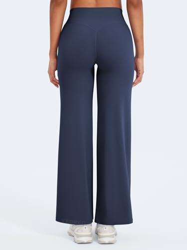 Image of YEOREO Ease Workout Leggings Womens No Front Seam Straight Leggings 29 inch / 31.5 inch / 33 inch / 35 inch High Waist Buttery Eddiy Yoga Pants