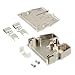 749193-2 Connector 50 Position Two Piece Backshell Silver 180Â° Shielded