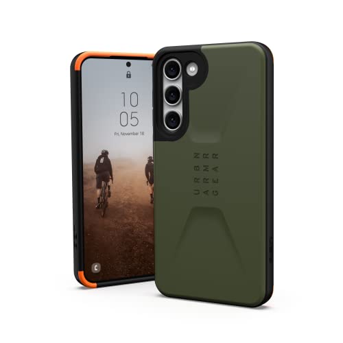 Image of URBAN ARMOR GEAR UAG Designed for Earth Case Civilian Olive Drab Green - Rugged Slim Fit Shockproof Protective Cover