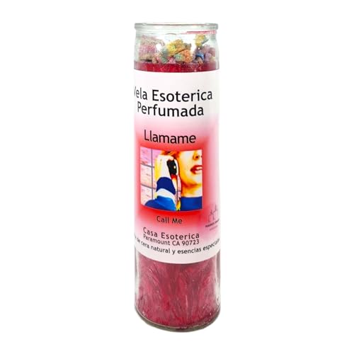 Call ME-Palm Wax Spiritual Intention Spell Candle-[RED] | Vela CASA ESOTERICA PERFUMADA- (LLAMAME)